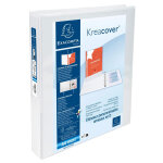 Exacompta classeur personnalisable rigide 2 poches kreacover 2 anneaux en d 25mm - a4 maxi. - blanc Exacompta classeur personnalisable rigide 2 poches kreacover 2 anneaux en d 25mm - a4 maxi. - blanc