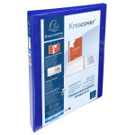 Exacompta classeur pp personnalisable kreacover - 4 anneaux en d 15mm - a4 maxi - bleu
