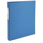 Exacompta classeur rembord papier 4 anneaux 30mm forever - a4 - bleu clair