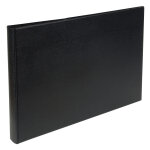 Exacompta classeur rembord pvc dos rond 4 anneaux 30mm - a3 horizontal - noir