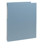 Exacompta classeur rigide recycl� 4 anneaux 30mm autentik - bleu gris
