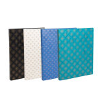 Exacompta classeur souple 2 anneaux 15mm carte lustr�e n�o d�co - couleurs assorties