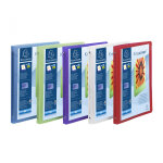 Exacompta classeur souple 4 anneaux 15 mm kreacover personnalisable a4 polypropylne translucide - dos ...
