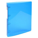 Exacompta classeur souple 4 anneaux 30 mm a4 iderama - polypropylne - dos 4 cm - bleu ciel