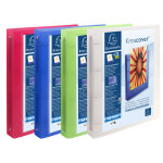 Exacompta classeur souple 4 anneaux 30 mm kreacover personnalisable a4 polypropylne translucide - dos ...