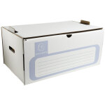 Exacompta container pour boites archives dos 100mm - blanc