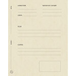 Exacompta dossiers de plaidoirie pr� - imprim�s en carte lustr�e coloris ivoire - lot de 25