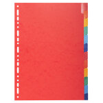 Exacompta intercalaires carte lustrée 225g avec onglets renforcés - 12 positions - a4 - couleurs assorties ... Exacompta intercalaires carte lustrée 225g avec onglets renforcés - 12 positions - a4 - couleurs assorties ...