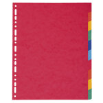 Exacompta intercalaires en véritable carte lustrée souple 225g / m2 fsc® avec 10 onglets neutres - couleurs ... Exacompta intercalaires en véritable carte lustrée souple 225g / m2 fsc® avec 10 onglets neutres - couleurs ...