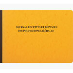 Exacompta journal de recettes et dpenses des professions librales, 80 pages, 27x38cm