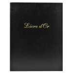 Exacompta livre d'or balacron avec titre 100 pages blanches - 27x22 cm vertical - couleurs assorties
