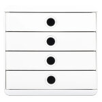 Exacompta module de classement pop box 4 tiroirs autentik - blanc