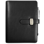Exacompta organiseur exatime dual 17 - semainier 15 x 19 cm, porte - monnaie intgr - noir - 16 mois ...
