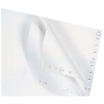 Exacompta papier listings 380 mm x 11'' 1 pli, sans impression, 70 g, bcd
