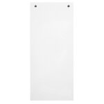 Exacompta paquet 100 fiches intercalaires horizontales unies perfor�es - 105x240mm - blanc