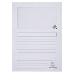 Exacompta paquet 50 chemises � fenetre forever - 22x31cm - couleurs assorties