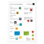 Exacompta planning magn�tique fr perso 43x30cm