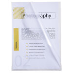 Exacompta pochette coin a4 polypropyl�ne grain� 9 / 100e cristal - lot de 100