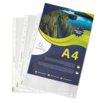 Exacompta pochettes perforées transparentes forever a4 polypropylène recyclé 6 / 100e grainées - lot ... Exacompta pochettes perforées transparentes forever a4 polypropylène recyclé 6 / 100e grainées - lot ...