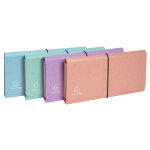 Exacompta pochette trieur carte multicolore 6 compartiments aquarel - 26x13cm - couleurs assorties Exacompta pochette trieur carte multicolore 6 compartiments aquarel - 26x13cm - couleurs assorties