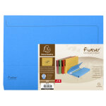 Exacompta porte - documentsforevera4, 200feuilles 245x325mm, carte recycle , bleu - lot de 10 ...