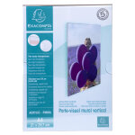 Exacompta porte - visuel mural vertical a4 - cristal