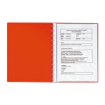 Exacompta porte vues � anneaux linicolor a4 - 30 pochettes - 60 vues - assortis