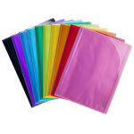 Exacompta porte vues iderama a4 - polypropyl�ne semi rigide - 20 pochettes - 40 vues - assortis