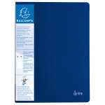 Exacompta porte vues up - line a4 avec porte - tiquette 3faces - polypropylne - 20pochettes - 40 ...