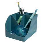 Exacompta pot  crayons pen - wave skandi 5compartiments - bleu pacifique