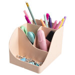 Exacompta pot  crayons pen - wave skandi 5compartiments - rose nude