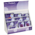 Exacompta prsentoir complet avec diffrents formats d'tuis de protection - cristal