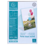 Exacompta pr�sentoir de document vertical inclin� a4 cristal - transparent