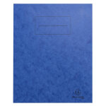 Exacompta prot�ge cahier carte lustr�e 225g - 17x22 cm - bleu