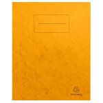 Exacompta prot�ge cahier carte lustr�e 225g - 17x22 cm - jaune