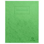 Exacompta prot�ge cahier carte lustr�e 225g - 17x22 cm - vert