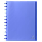 Exacompta protège - documents à anneaux et pochettes détachables 60 vues - a4 - bleu Exacompta protège - documents à anneaux et pochettes détachables 60 vues - a4 - bleu