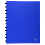 Exacompta protège - documents à anneaux et pochettes détachables 60 vues - a4 - bleu Exacompta protège - documents à anneaux et pochettes détachables 60 vues - a4 - bleu