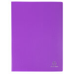 Exacompta protège - documents en polypropylène 5 / 10e opak pochettes cristal 120 vues - a4 - violet Exacompta protège - documents en polypropylène 5 / 10e opak pochettes cristal 120 vues - a4 - violet