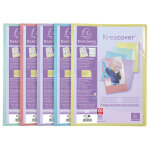 Exacompta protge - documents en polypropylne kreacover pastel 100 vues - a4 - couleurs assorties