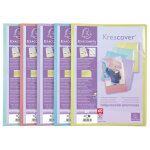 Exacompta protge - documents en polypropylne kreacover pastel 60 vues - a4 - couleurs assorties