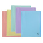 Exacompta protège - documents en polypropylène semi rigide chromaline pastel 120 vues - a4 - couleurs ... Exacompta protège - documents en polypropylène semi rigide chromaline pastel 120 vues - a4 - couleurs ...