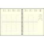 Exacompta recharge agenda de bureau eurotime 22s spiral� 18, 5 x 22, 5 cm semainier janvier � d�cembre ...