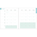 Exacompta recharge pour agenda de bureau lady 18 15 x 17 cm semainier janvier � d�cembre 2026