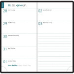 Exacompta recharge agenda de poche easytime 17 9 x 17 cm janvier � d�cembre 2026