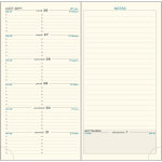 Exacompta recharge agenda de poche espace 17 9 x 17, 5 cm semainier janvier � d�cembre 2026 - tranche ...