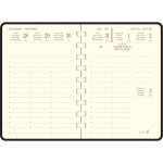 Exacompta recharge agenda de poche eurotime 13s spiral� 9 x 13 cm semainier janvier � d�cembre 2026