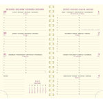 Exacompta recharge agenda de poche eurotime 16s spiral�e 9 x 16 cm semainier janvier � d�cembre 2026