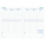 Exacompta recharge agenda de poche horizons 15 10, 5 x 15 cm semainier janvier � d�cembre 2026 - tranche ...