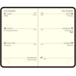 Exacompta recharge agenda de poche mini 11 - semaine 7, 5 x 11, 5 janvier � d�cembre 2026 - tranche or ...